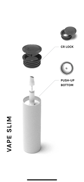 Paperboard Slim Vape Tube