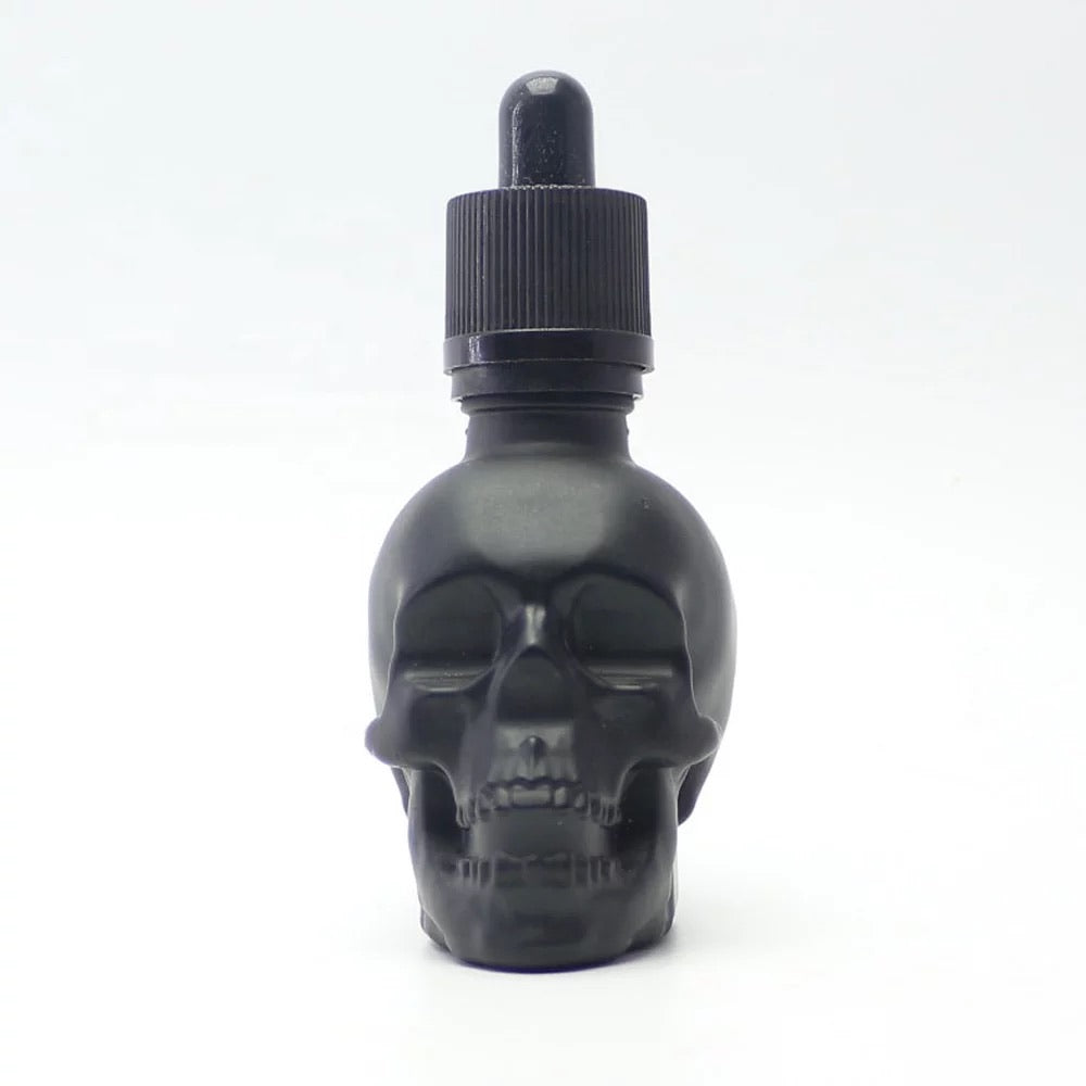 Skull Glass Dropper Bottles